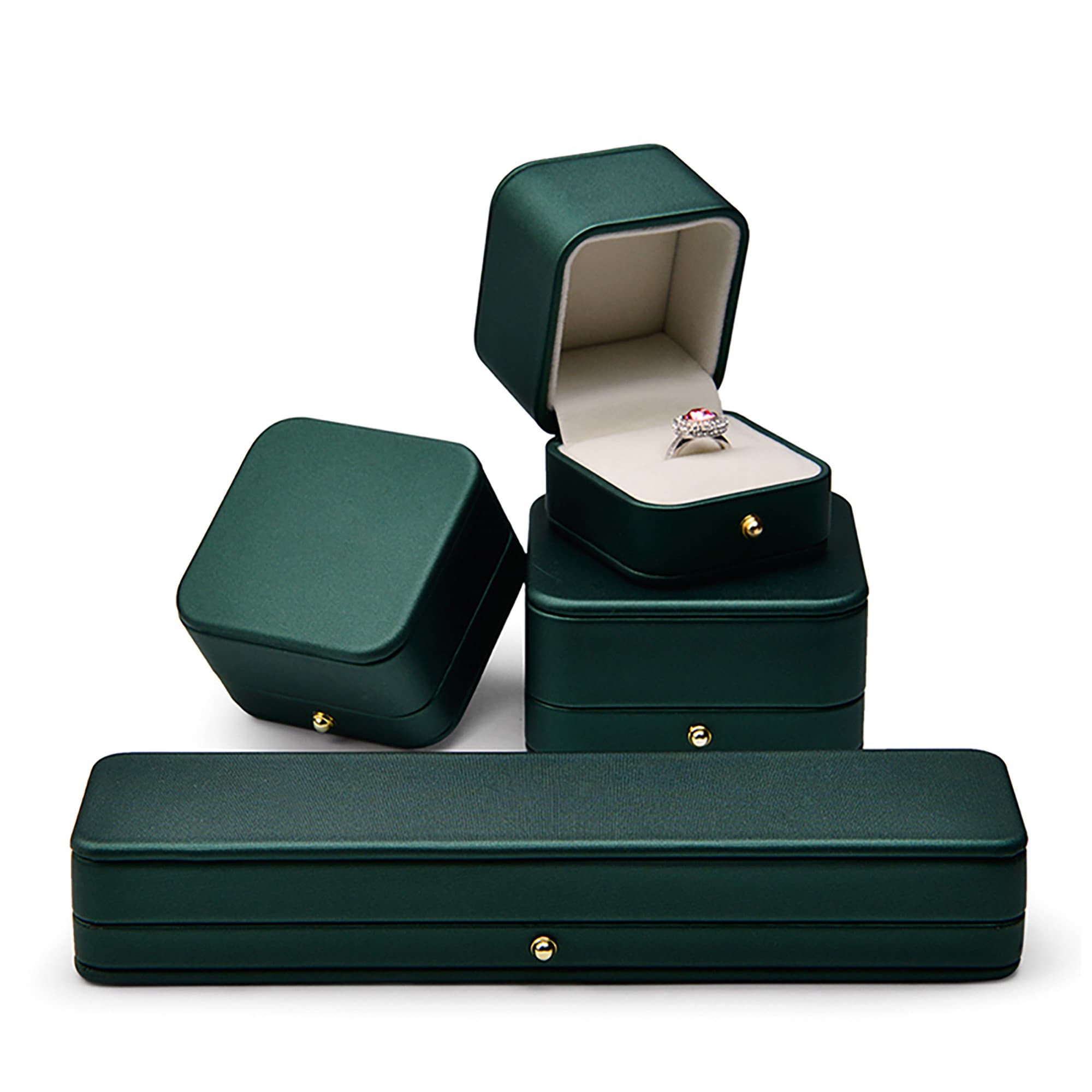 emerald green ring box