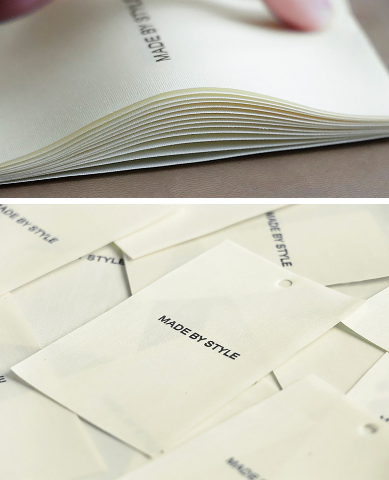 Custom Clothing Hang Tag With String Printed Cotton Hang Etsy