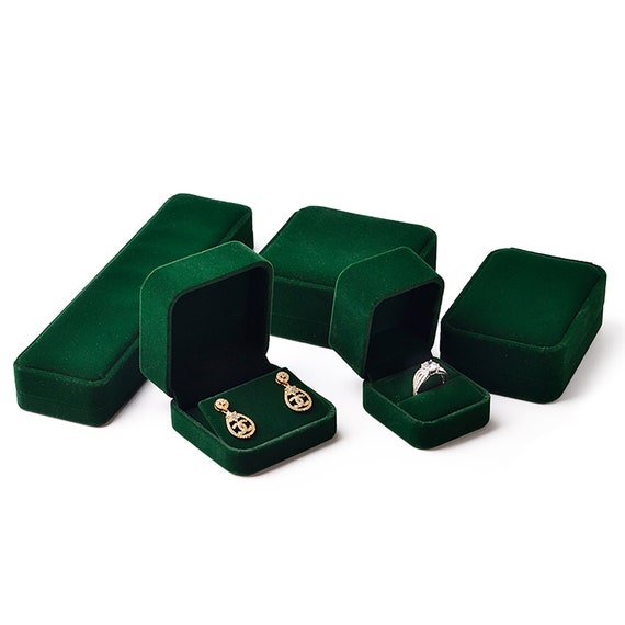 Ring box, jewelry gift box, square cardboard jewelry box, packaging box  with foam small earrings, Valentine's Day, wedding, birthday, Christmas  business - Walmart.com