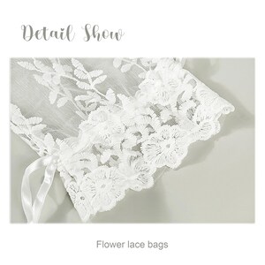 Walbest 100Pcs Organza Gift Bags Jewellery Christmas Wedding Party Packing Pouches