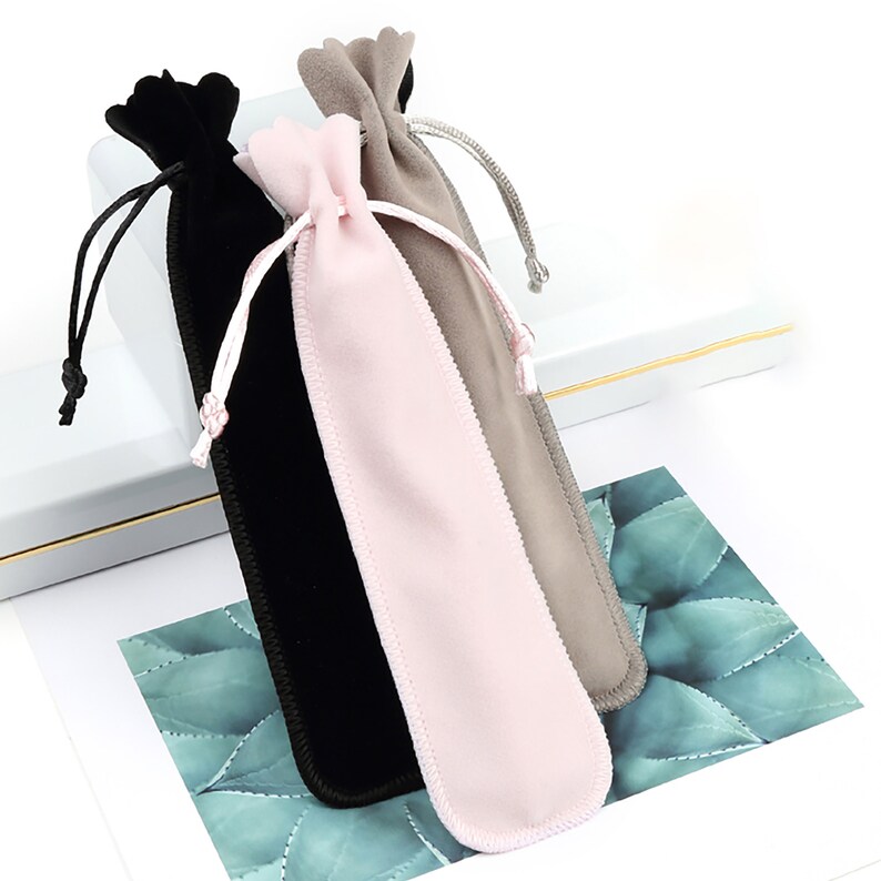 Velvet Pouches for Pens Pen Bags Pen Drawstring Pouches Pen Etsy