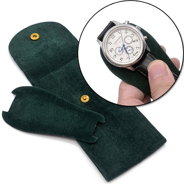 7 kleuren Velvet Watch Pouch Groothandel, Green Watch Pouch Custom, Watch roll, Travel Watch Pouch, Travel Watch Organizer, Watch Gift Packaging