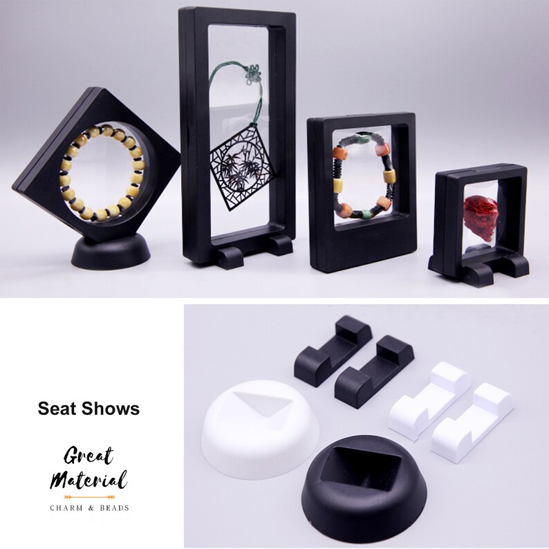 Bracelet Display box Transparent Jewelry Display Case Treasures 3D Display Box,Display Case for Collections Jewelry Display Box