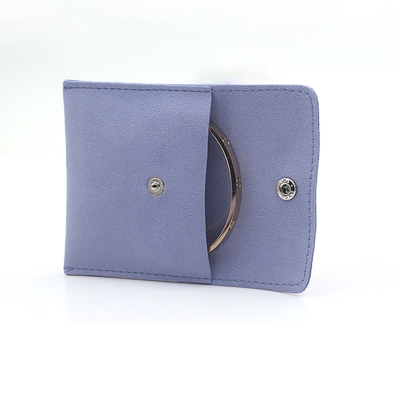 Microfiber Jewelry Pouch Envelope Snap Fastener Jewelry Etsy