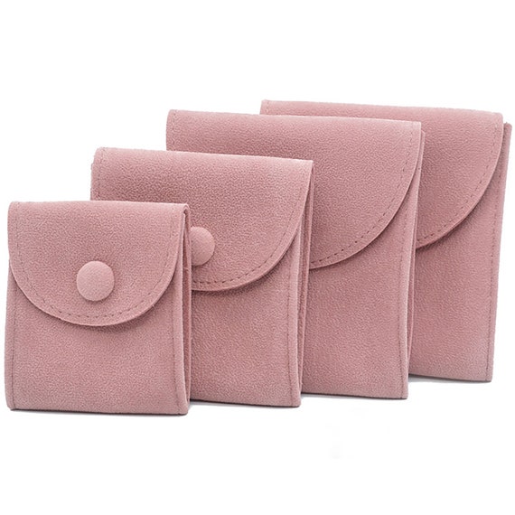 Buy Wholesale China Small Pink Envelope Pouch Gift Bags Jewelry Pouch With  Snap Button Bag For Necklaces Bracelet Rings & Velvet Jewelry Storage Bags  at USD 1