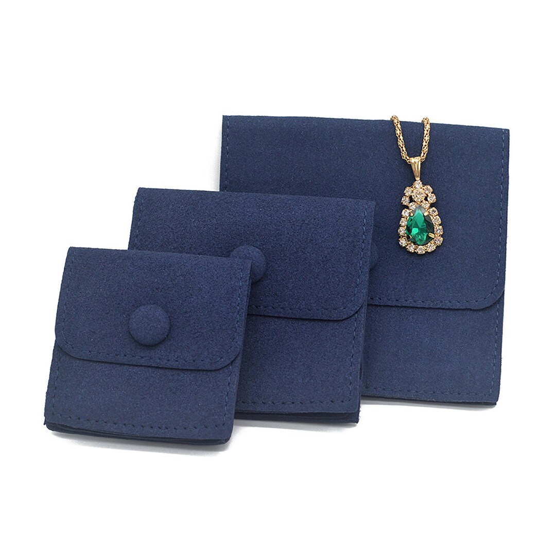 4 Colors Jewelry Pouches With Divider,small Velvet Jewelry Pouch