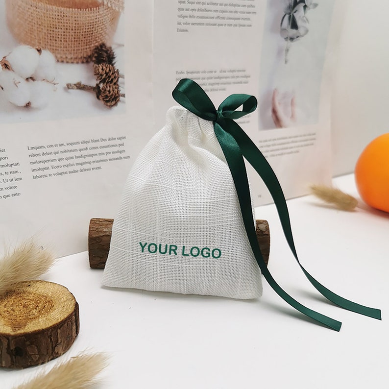 Ribbon Drawstring Bags, Cotton Bags Custom Logo, Gift Bags, Product ...