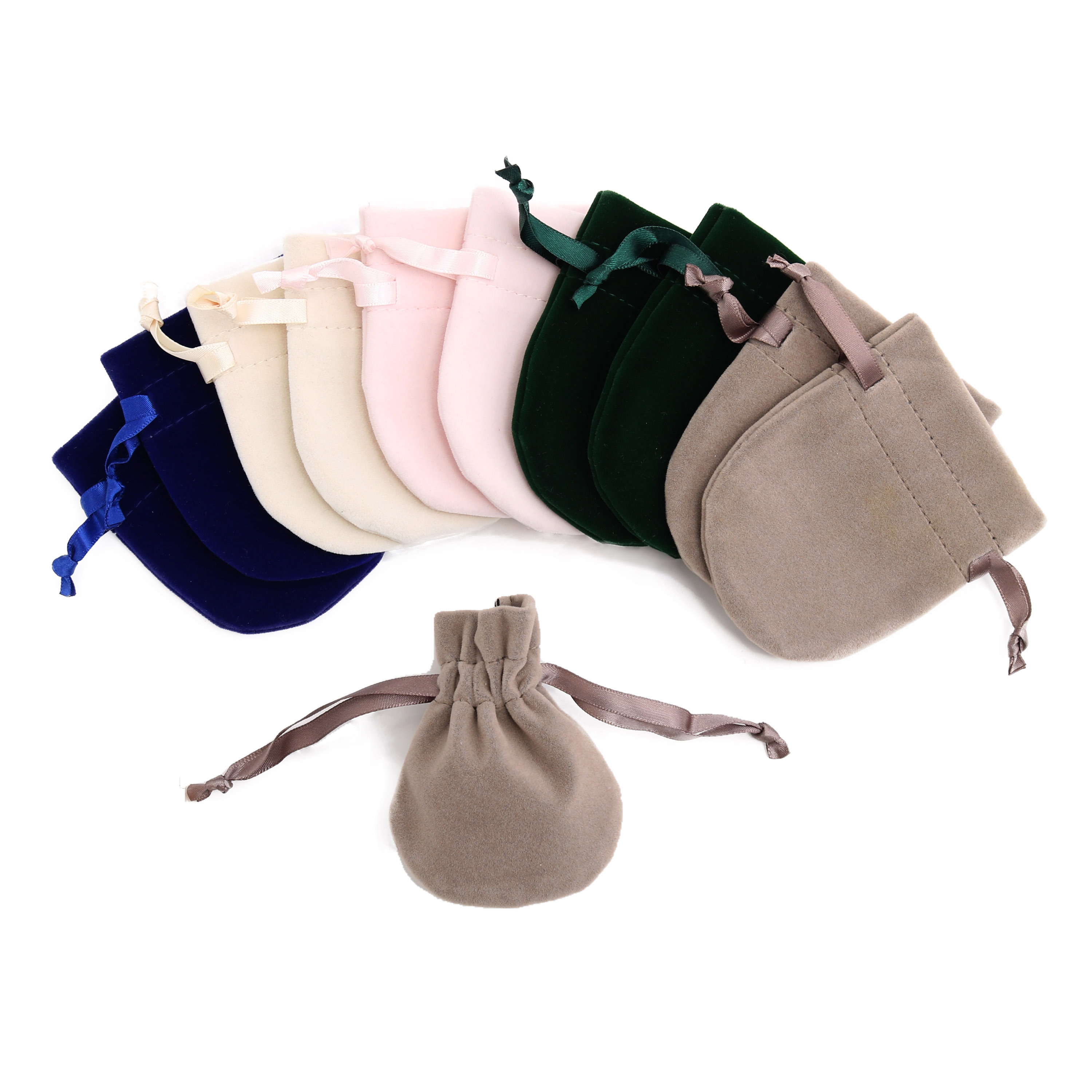 Small Drawstring Ribbons 1-200 Velvet Drawstring Pouch,ribbon Drawstring Pouch Jewelry Packaging ...