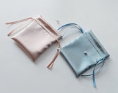 Drawstring Satin jewelry Bag,Party favor bags, 12x14cm,Pearl Satin Jewelry pouches, Wedding Favor,Silk Satin Gift bag, Jewelry packaging