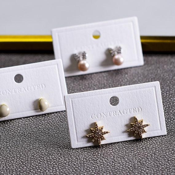 Custom Earring Cards Packaging (Earrings Display Card) Free shipping