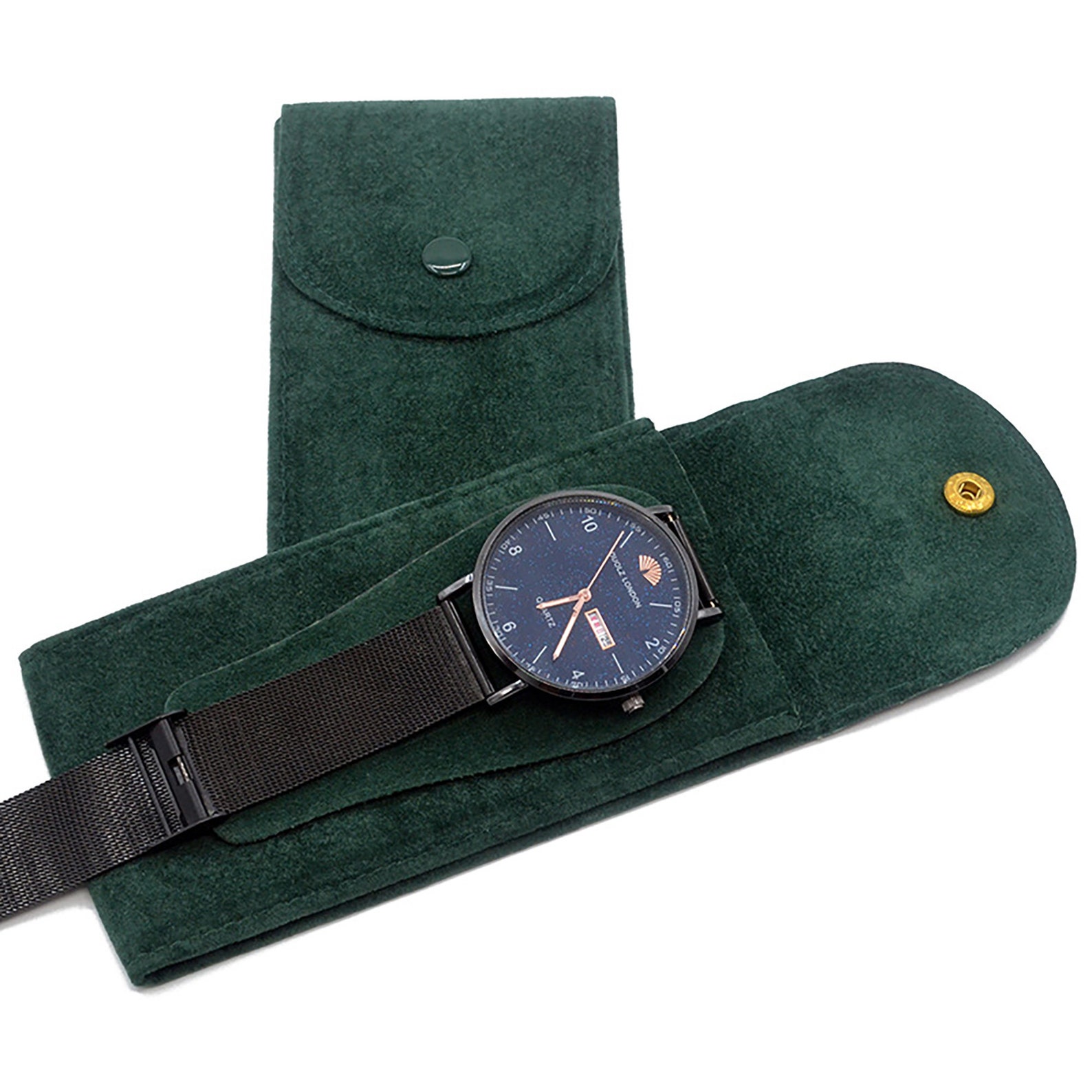 Velvet Watch Pouch Wholesale Green Watch Pouch Custom Watch Etsy