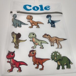 Bolsa de lavandería de malla fina personalizada con lazo para colgar.