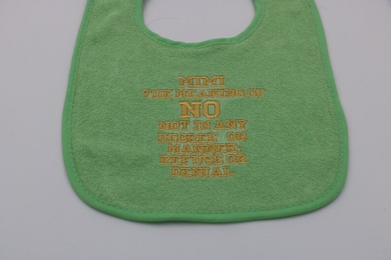 Bibs With Embroidered Funny Sayings Etsy