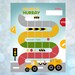 Truck Sticker Chart Printable Template for Boys Construction - Etsy