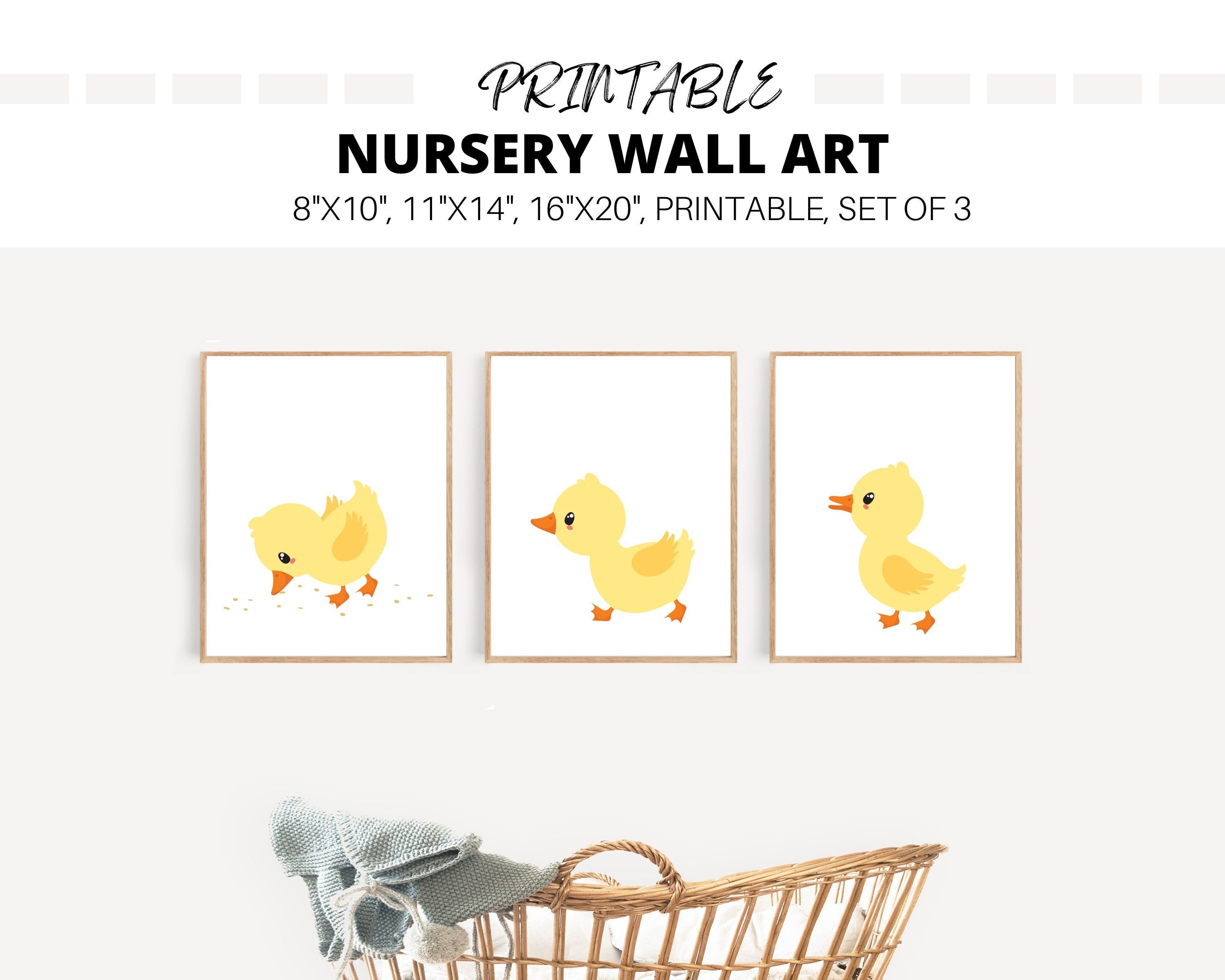 Yellow Duck Calendar 2025 Printable