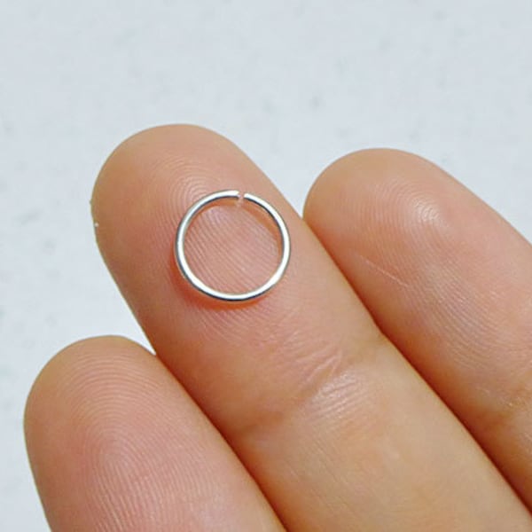 20g nose hoop - sterling silver nose ring - silver nose hoop - tragus hoop - helix ring - tiny hoop