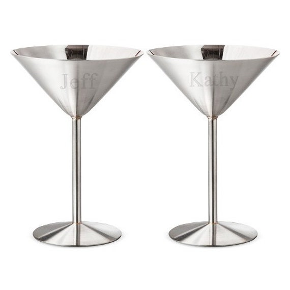 Stainless Steel Martini Glasses, Martini Steel Glasses