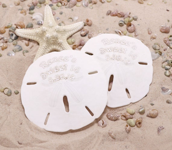 Personalized Sand Dollar Favors