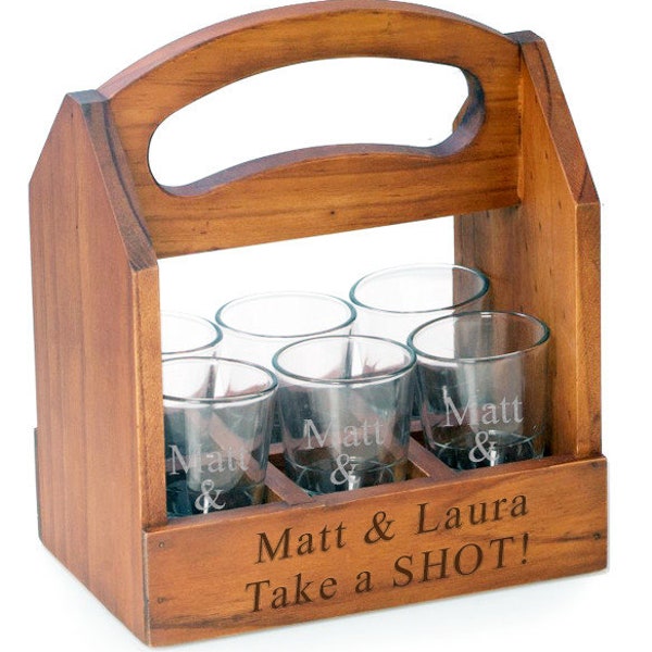 Shot Glass Box Etsy