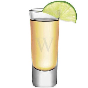 2oz Clear Heavy Sham Party Shooter Glass - Personalized Engraved Wedding Party Gifts, Custom Engraving, Shot Glasses,Grooms Groomsmen Party