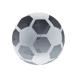 Pu&ograve; includere: Un pallone da calcio bianco e nero con un design classico.