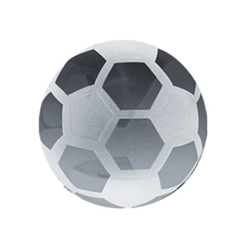 Pu&ograve; includere: Un pallone da calcio bianco e nero con un design classico.