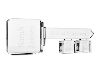 Personalized 7" Crystal Key To Success Excellence Award -Engraved Gifts Recognition Awards Sports Academic Student Trophy First Place Winner