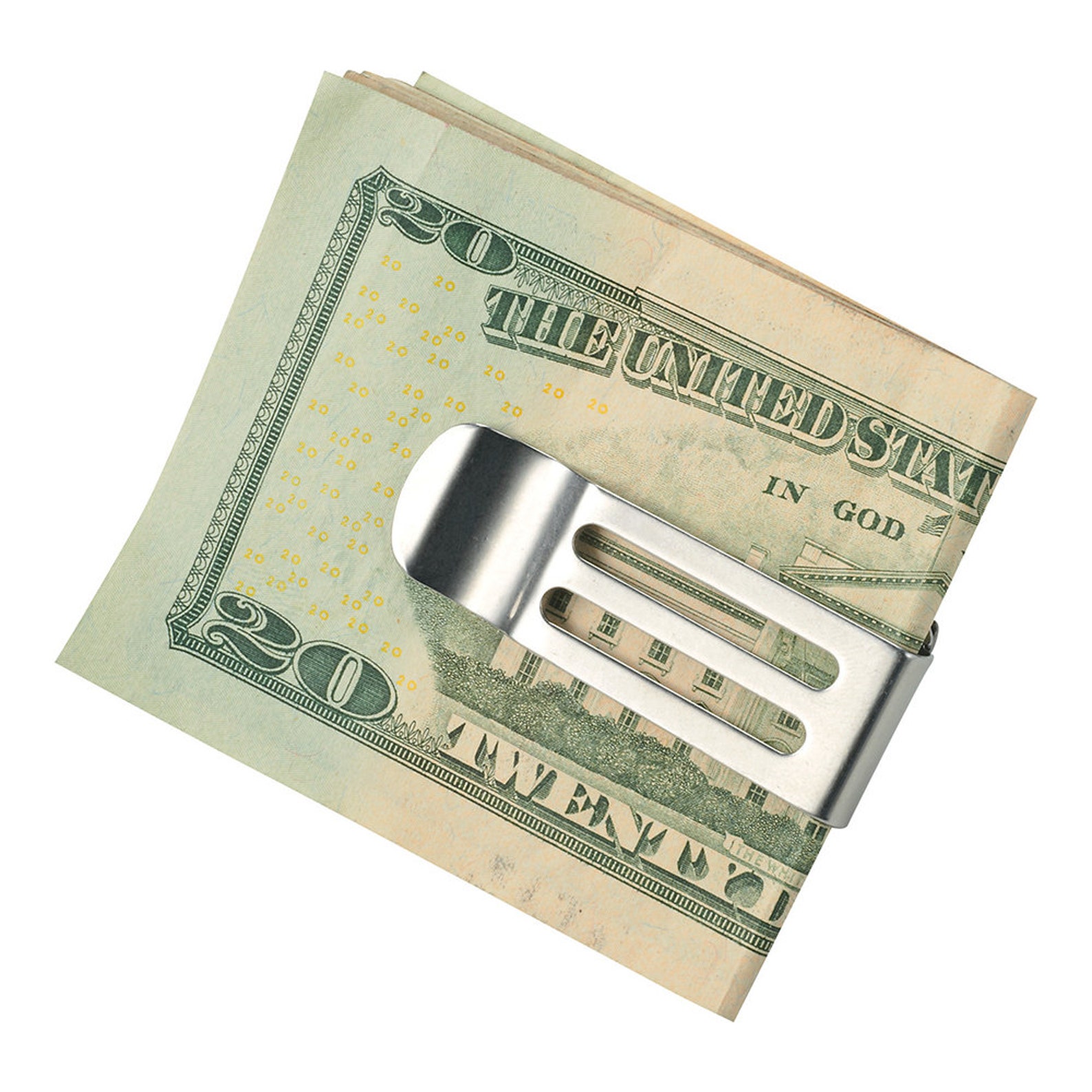 Dual Function Stainless Steel Pocket Knife Money Clip Etsy