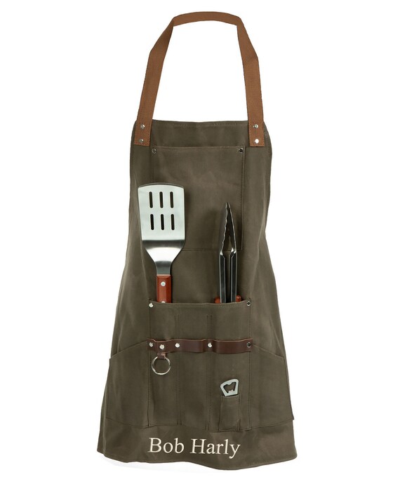 Waxed canvas deals chef apron