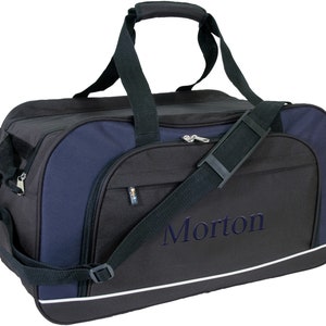 Embroidered Sports Utility Duffle Gym Bag Personalized 