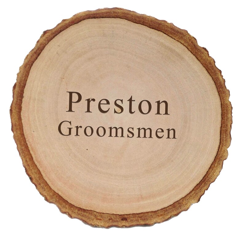 Cut Out for One Another Personalized Teak Wood Coaster Custom Engraved Natural Sliced Wooden Log Coaster Personalized Unique Gifts image 3