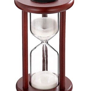 Custom Wooden Fillable Sand Hourglass Ceremony Timer (30 Min ...