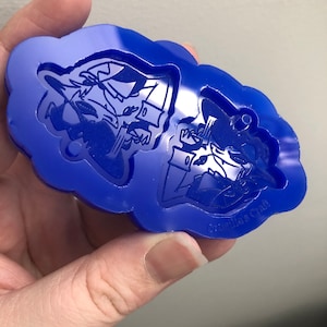 One Hell Of A Boss Earring Silicone Mold Striker