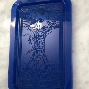 The Tower Tarot Card Silicone Mold