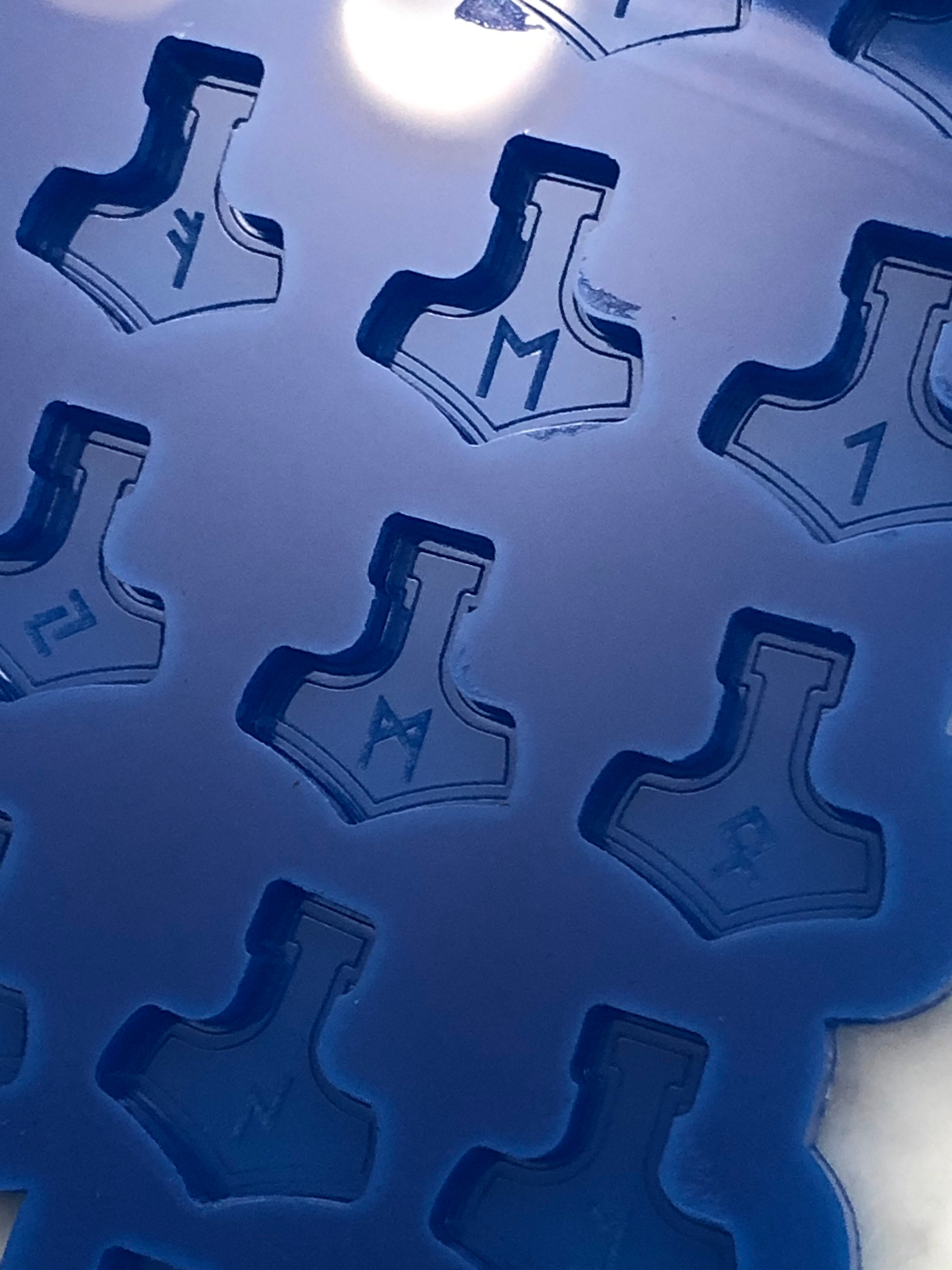 Mjolnir Runes Silicone Mold - Etsy