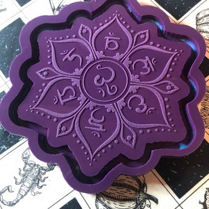 Chakras Trinket Tray Silicone Mold