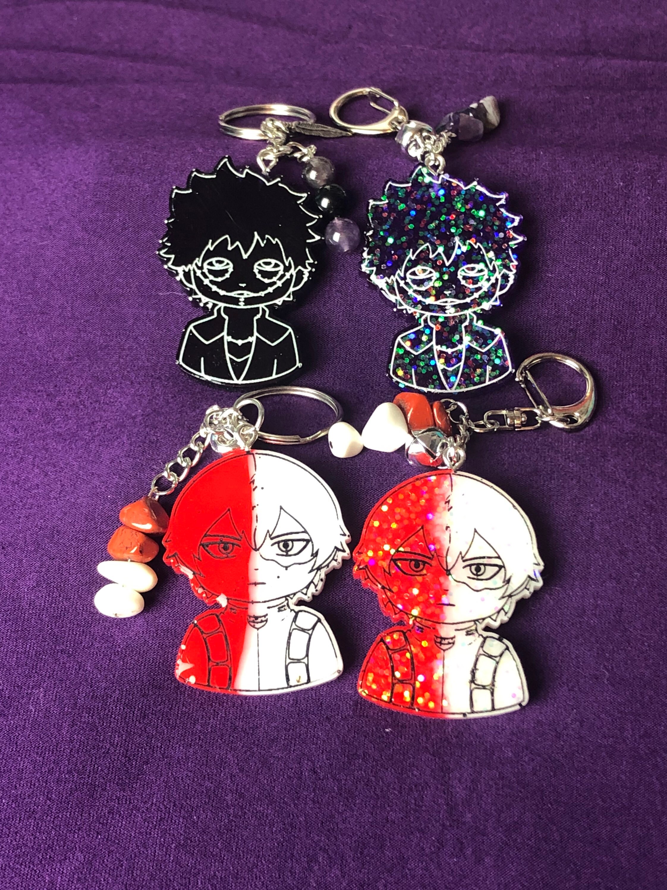 My Hero Academia Resin Keychains | Etsy