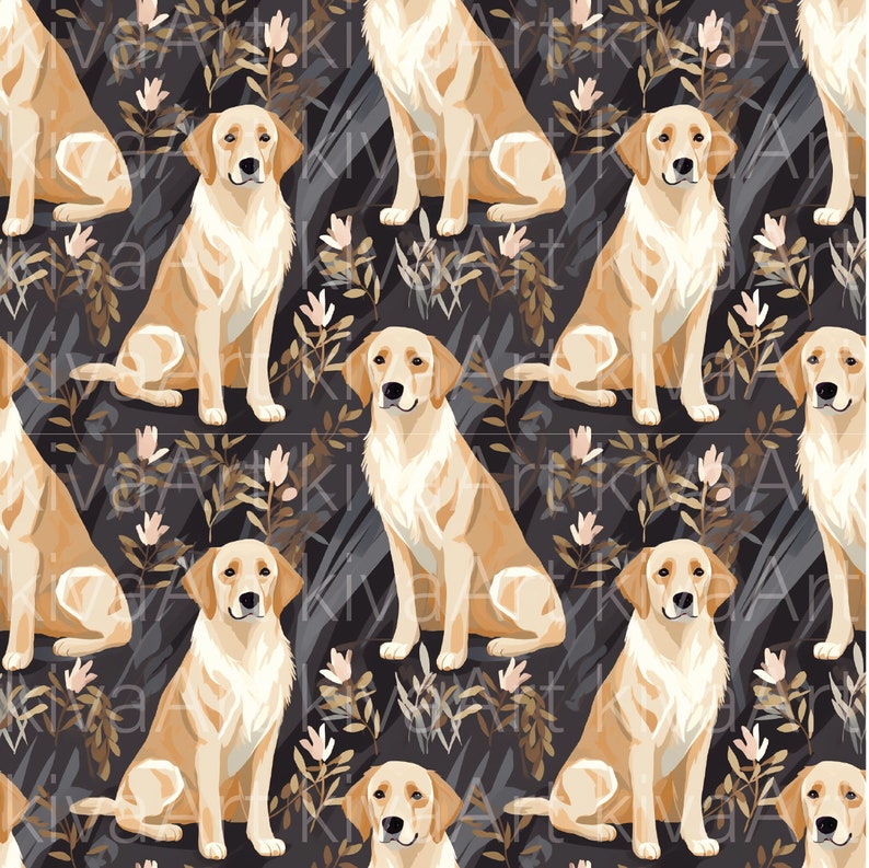 Pattern Print Golden Retriever Women's Shorts