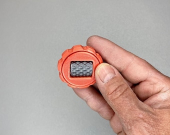 Fidget Coin with Stim Roller: Rotating Gear Stress Relief and Tactile Feedback Item, Designed and Crafted by Seller