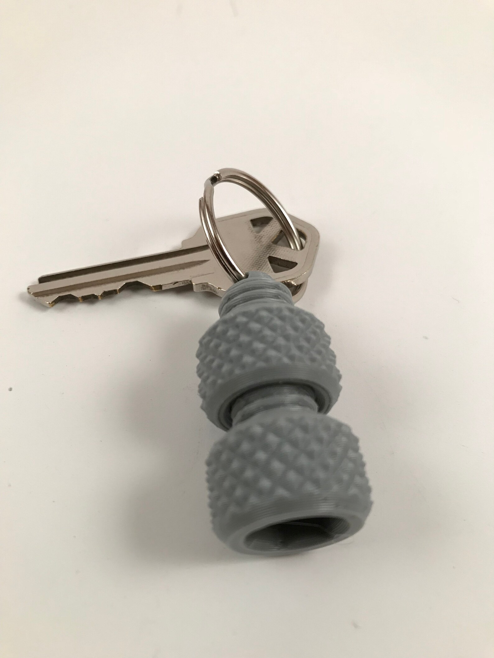 3D Printed Knurled Nut and Bolt Key Ring Fob Back Pack Etsy
