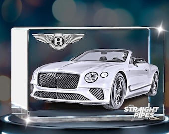 Best Seller Custom 3D Photo Crystal with Text – Timeless Gift - Engraved Landscape Keepsake X Large (150x100x60mm)