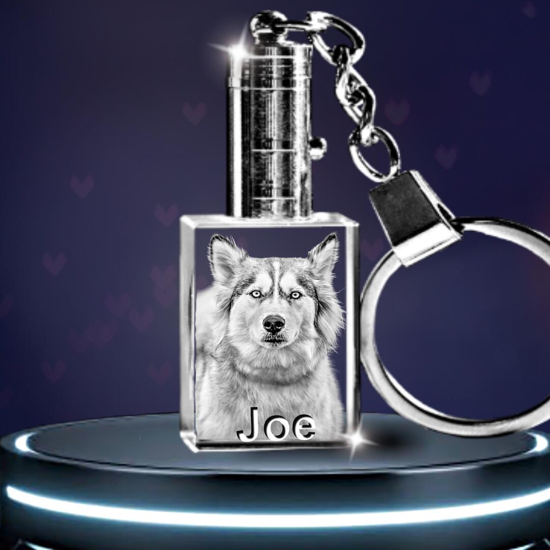 Carry Love Everywhere – Custom 3D LED Photo Keyring for Couples ...