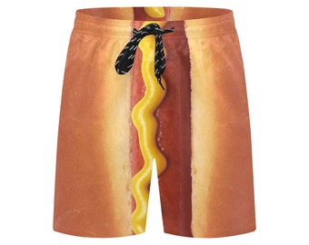 Hot Dog Swim Trunks | Men's Swimming Beach Shorts