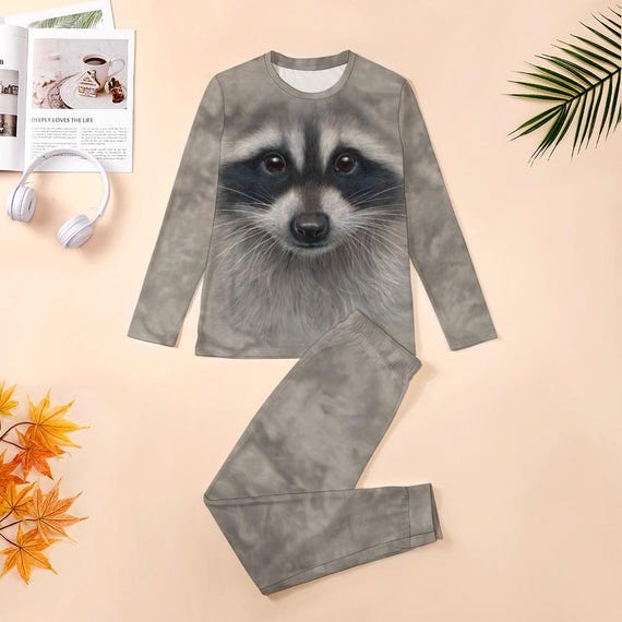 Raccoon in pajamas sale