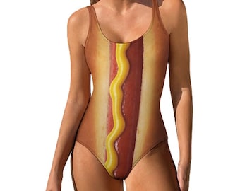 Hot Dog One Piece Swimsuit