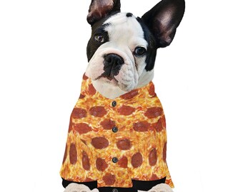 Pepperoni Pizza Dog Costume Hoodie For Dogs