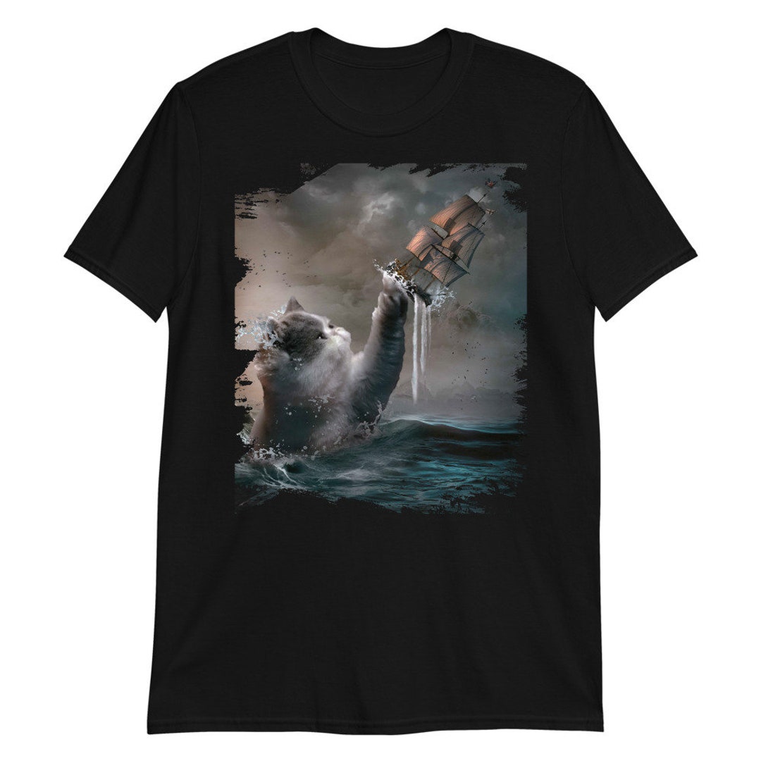 cat kraken shirt