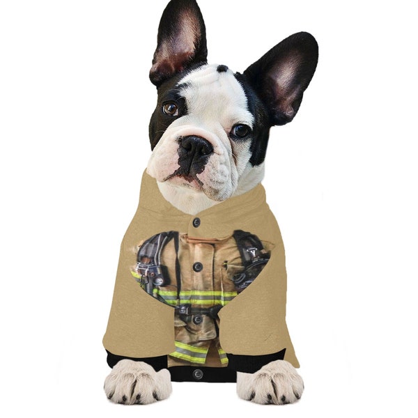 Fireman Dog Costume Hoodie For Dogs