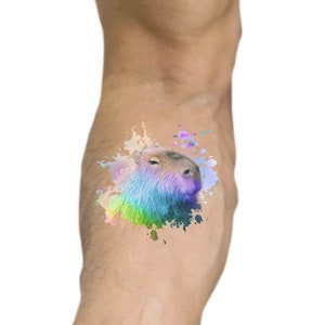 Capybara Temporary Tattoo