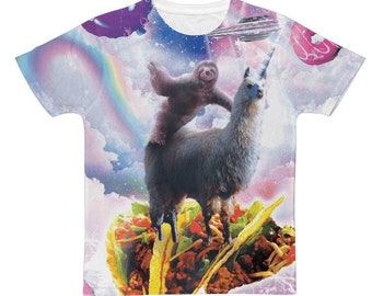 Fοrtnitе 017 Llama Unicorn Youth Adult T-Shirt Size 14 L AU Shop